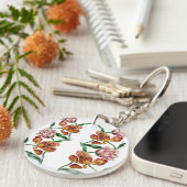 Botanische illustratie  Tulp Sleutelhanger (Voorkant Rechts)