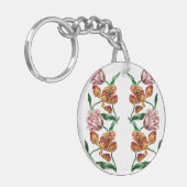 Botanische illustratie  Tulp Sleutelhanger (Voorkant Links)
