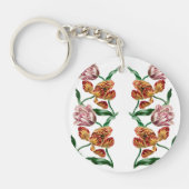 Botanische illustratie  Tulp Sleutelhanger (Voorkant)