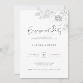 Botanische illustratie Uitnodiging van de Partij v (Voorkant)