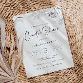 Botanische illustratie Uitnodiging van de Shower v