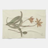 Botanische illustratie van Cape Tulip Theedoek (Horizontaal)