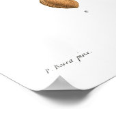  botanische illustratie van een plum poster (Hoek)