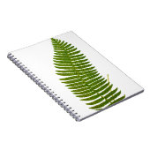 Botanische illustratie van groene en gele Fern Lea Notitieboek (Rechterzijde)