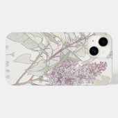 Botanische illustratie van Lila - Case-Mate iPhone Case (Achterkant (horizontaal))