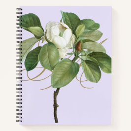  botanische illustratie van Magnolia Notitieboek