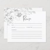 Botanische illustratie Vrijgezellenfeest Recipe Ca (Voorkant / Achterkant)