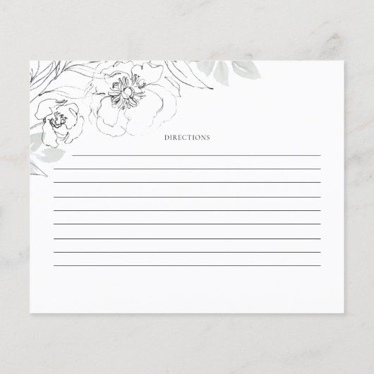 Botanische illustratie Vrijgezellenfeest Recipe Ca (Achterkant)