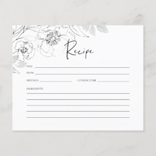 Botanische illustratie Vrijgezellenfeest Recipe Ca