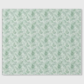 Botanische Illustratie Wrapping Paper Roll Cadeaupapier (Vlak)