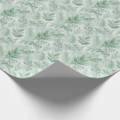 Botanische Illustratie Wrapping Paper Roll Cadeaupapier (Hoek)