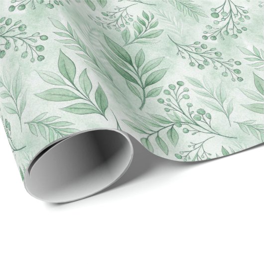 Botanische Illustratie Wrapping Paper Roll Cadeaupapier (Rol Hoek)