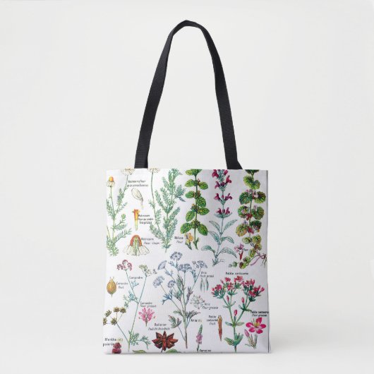 Botanische illustraties - Grote Planten Tote Bag (Voorkant)