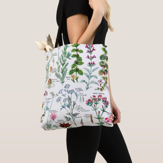 Botanische illustraties - Grote Planten Tote Bag (Dichtbij)