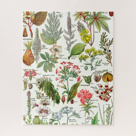 Botanische illustraties Jigzaag Puzzle Legpuzzel (Verticaal)