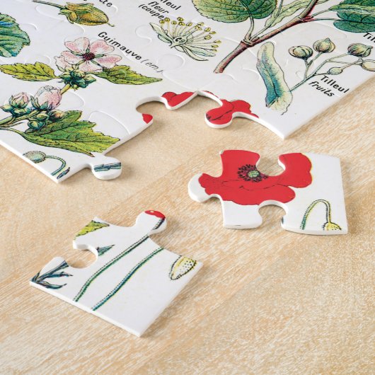 Botanische illustraties legpuzzel (Zijkant)