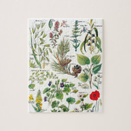 Botanische illustraties legpuzzel