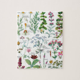 Botanische illustraties legpuzzel