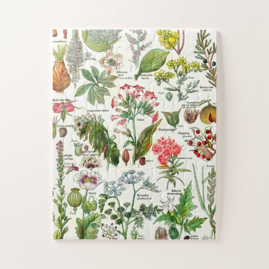 Botanische illustraties legpuzzel (Verticaal)