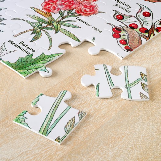 Botanische illustraties legpuzzel (Zijkant)