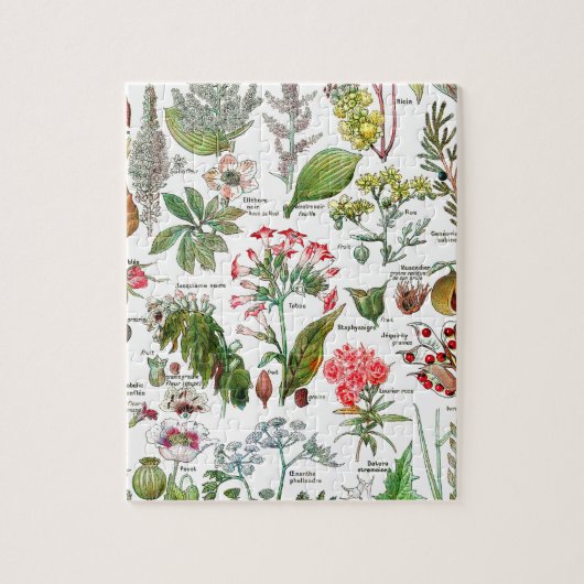 Botanische illustraties legpuzzel (Verticaal)