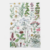  botanische illustraties theedoek (Verticaal)