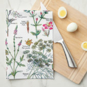 Botanische illustraties theedoek (Quarter Fold)