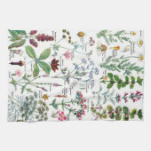 Botanische illustraties theedoek (Horizontaal)