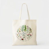 Botanische illustraties tote bag (Voorkant)