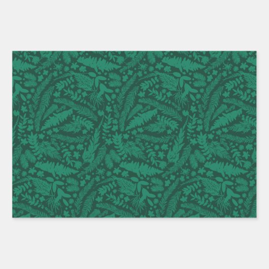 Botanische impressies inpakpapier vel (Voorkant)