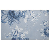  botanische indigoblauwpony Floral Toile Stof (Fat Quarter)
