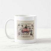 Botanische Insect Flower Illustration van krab Koffiemok (Links)