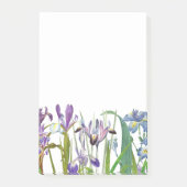 Botanische Iris Flowers Floral Garden Redoute Post-it® Notes (Voorkant)
