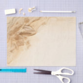 Botanische Ivoorcrème Boheemse Textured Wedding Tissuepapier (Craft)