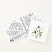 Botanische jasmijn etherische oliën Floral Waterve Notitieboek (Binnen)