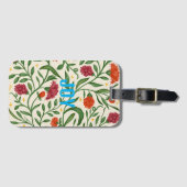 Botanische JOY Bag Label Bagagelabel (Voorkant (horizontaal))