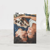 Botanische joy Paw-afdrukken | Kerstmis Feestdagen Kaart (Achterkant)