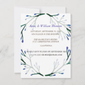 Botanische Jubileum Uitnodigingen (Achterkant)