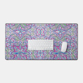 Botanische Kaleido Bloei Bureaumat (Keyboard & Muis)