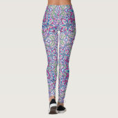 Botanische Kaleido Bloei Leggings (Achterkant)