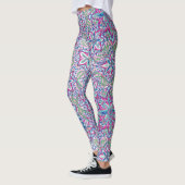 Botanische Kaleido Bloei Leggings (Links)