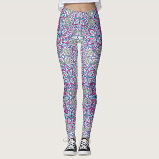 Botanische Kaleido Bloei Leggings