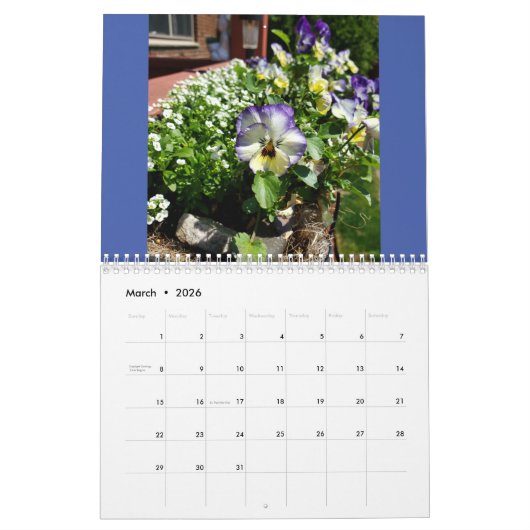 Botanische kalender (Mar 2026)