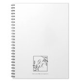 botanische kam | Tijdloos Monogram Dagboek Notitieboek (Voorkant)