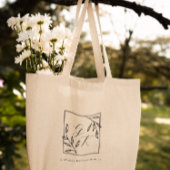 botanische kam | Tijdloos monogram Tote Bag