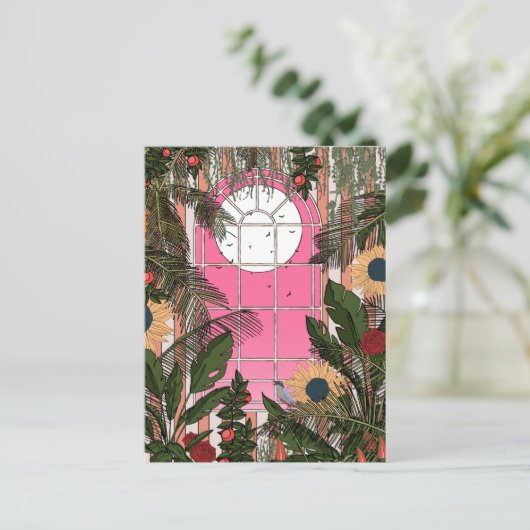 Botanische Kas Briefkaart (Staand voorkant)