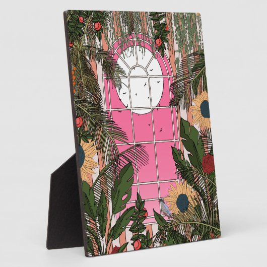 Botanische Kas Fotoplaat (Zijkant)