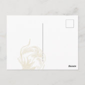 Botanische katoenwijn Plant Lavender Weddenschap Briefkaart (Achterkant)