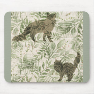 botanische katten muismat