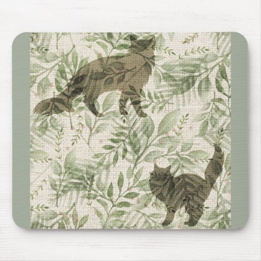 botanische katten muismat (Voorkant)